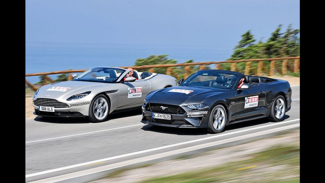 Ford Mustang Convertible V8 & Aston Martin DB11 Volante karışılaştırması
