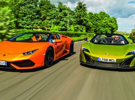 McLaren SpIder ile Lamborghini Huracan Spyder Karşılaştırması