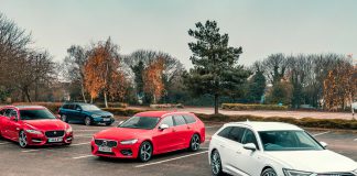 Jaguar XF & BMW 520D & Volvo V90 & Audi A6 Avant