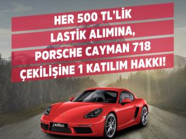 Porsche Cayman 718 Çekilişi