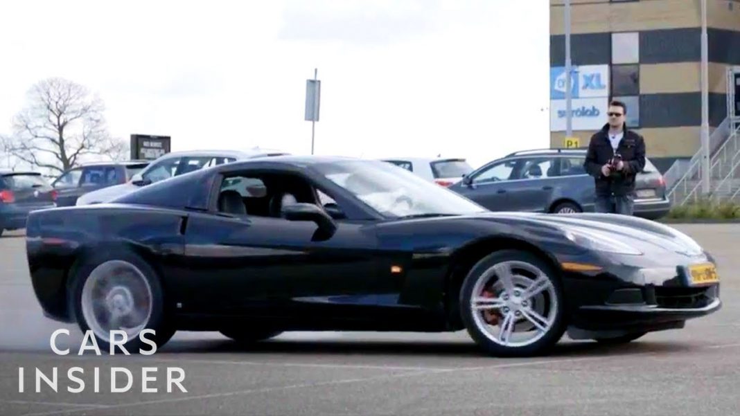 uzaktan kumandalı corvette