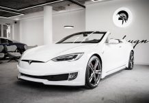 Tesla Model S Cabrio Ares Design'dan