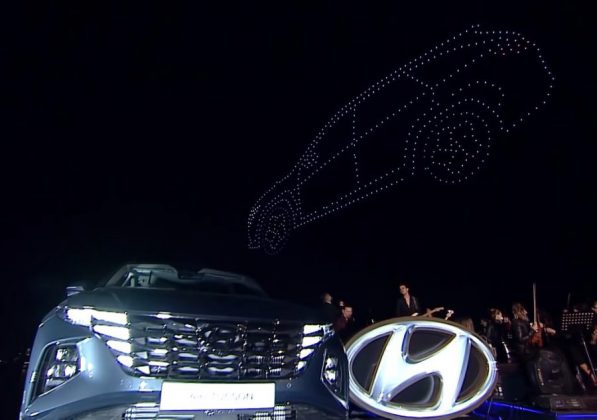 Hyundai Tucson Silüeti Gökyüzünde