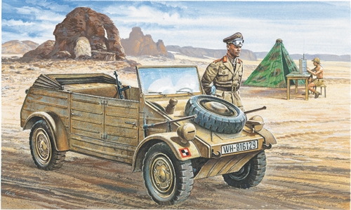 Alman Ordusundan 1943 Volkswagen Kubelwagen 