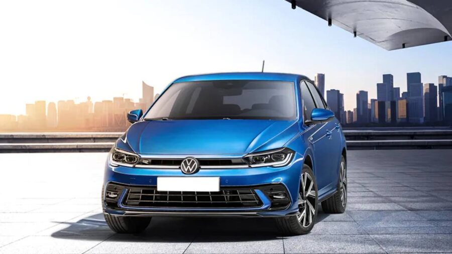 Volkswagen Polo Mavi Ön görünüş