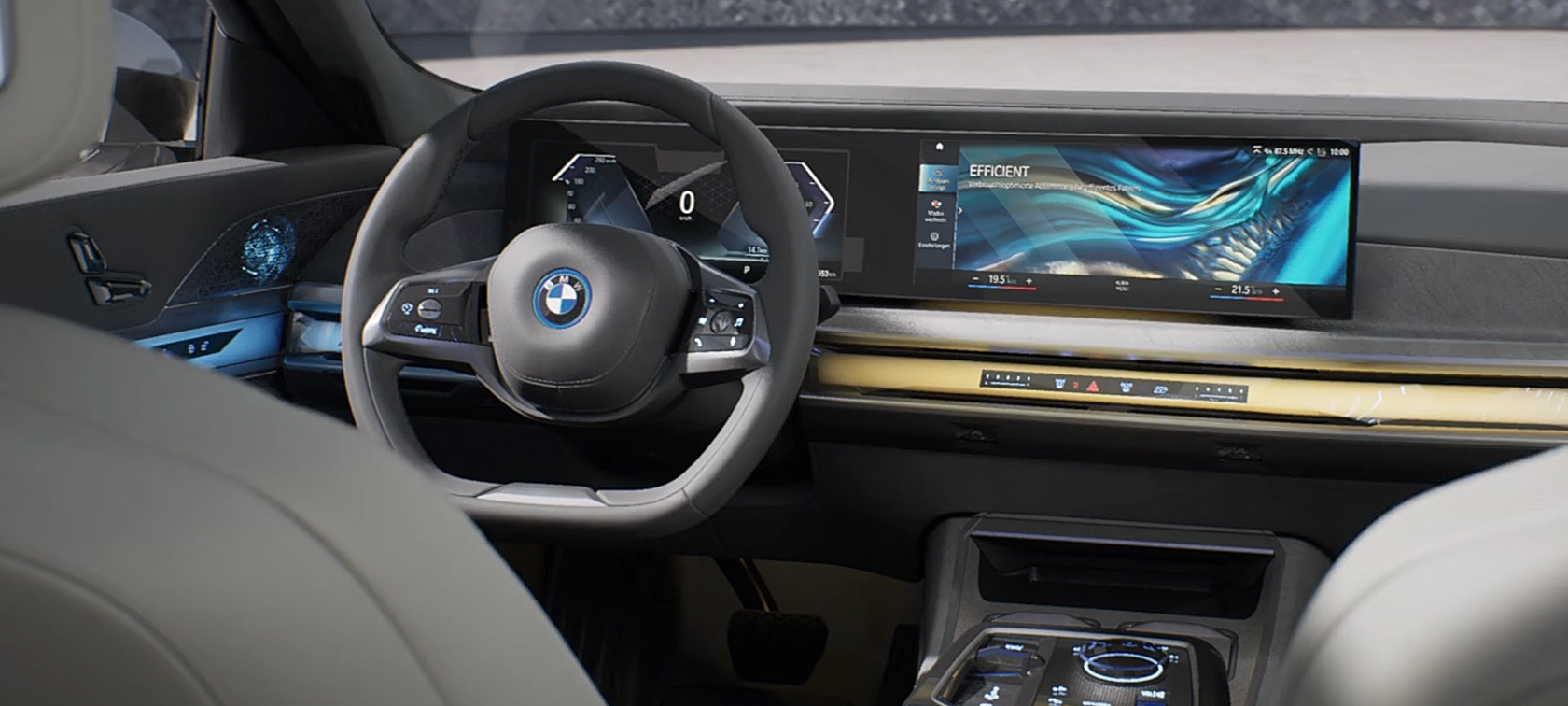 BMW 7 Serisi iç tasarım 