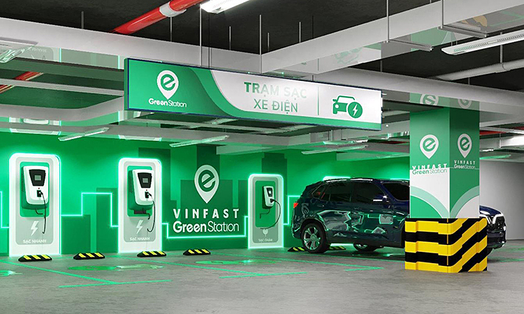Vinfast Elektrikli Araba Şarj İstasyonu