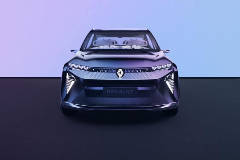 Renault Scenic Vision, önden görünüm, siyah renk