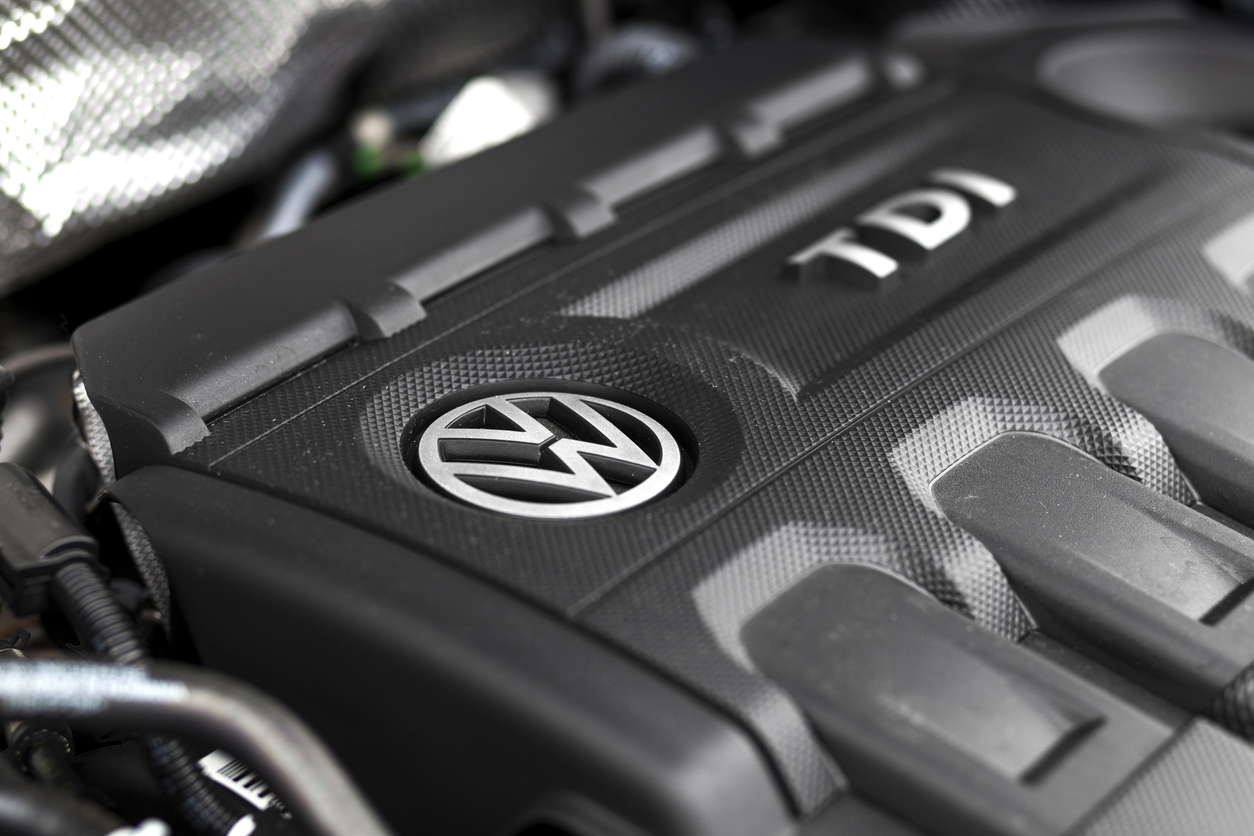 VW Tiguan TDI motor görüntüsü