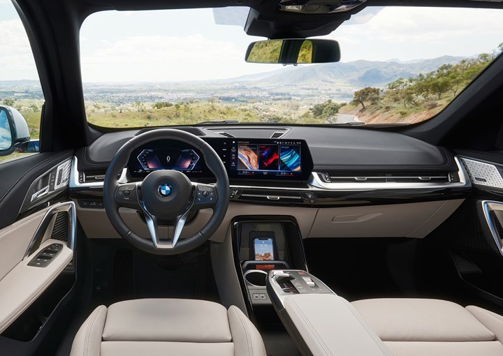 BMW X1 2023, iç mekan göreselleri