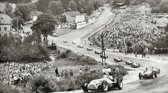 1950 Belçika Grand Prix - Eau Rouge ve Radillon