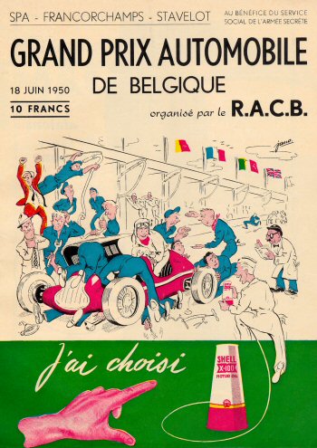 İlk Belçika GP Posteri