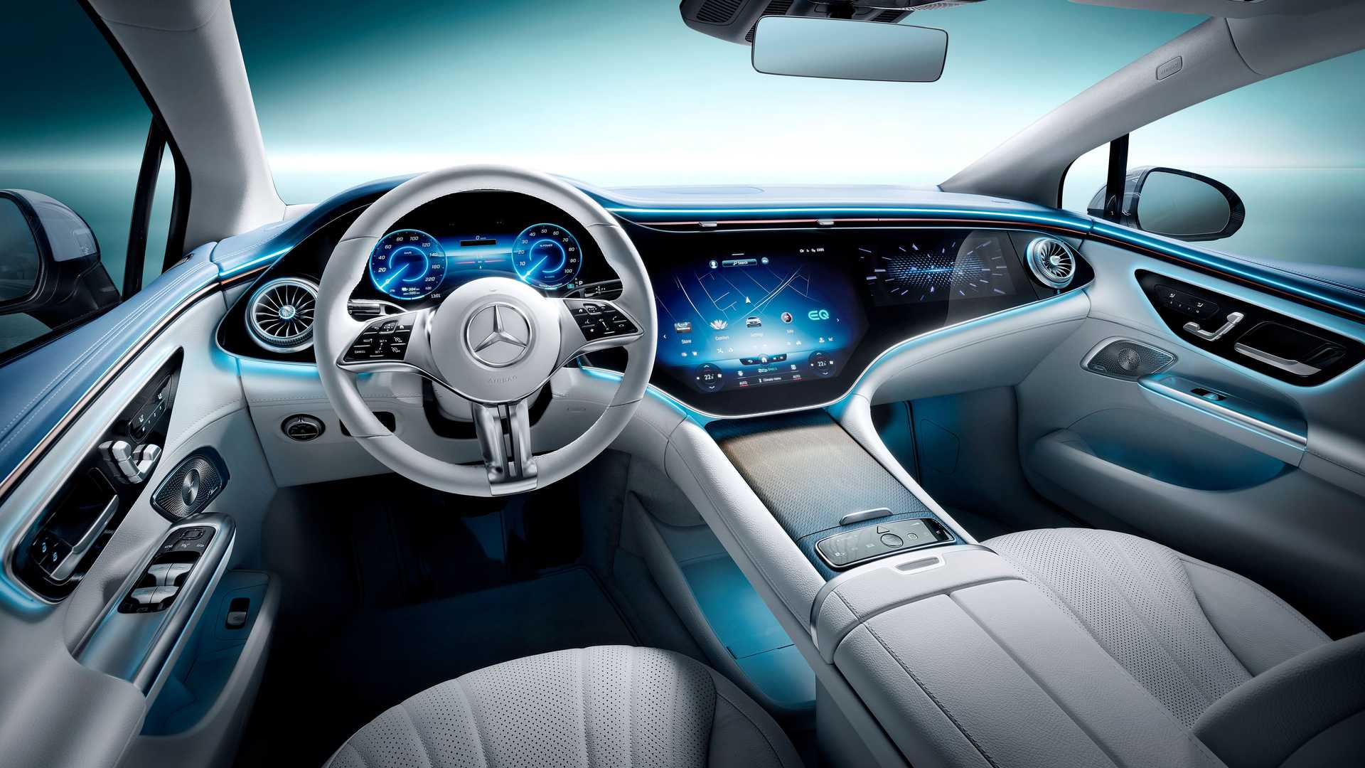2023 Mercedes-Benz EQE iç dizayn- Türkiye'ye gelecek Elektrikli araçlar